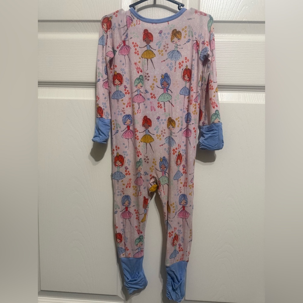 Little Sleepies Prima Ballerina Zippy Size 6-12 Month - Picture 2 of 9